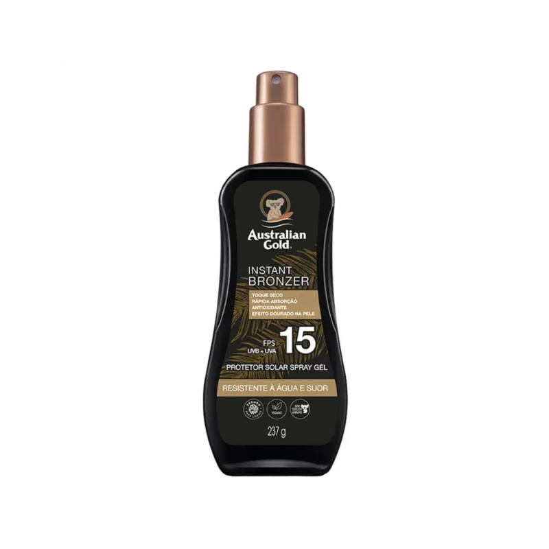 Prot Solar Spray Gel Australian Gold Fr 125g Fps 15 Bronzer