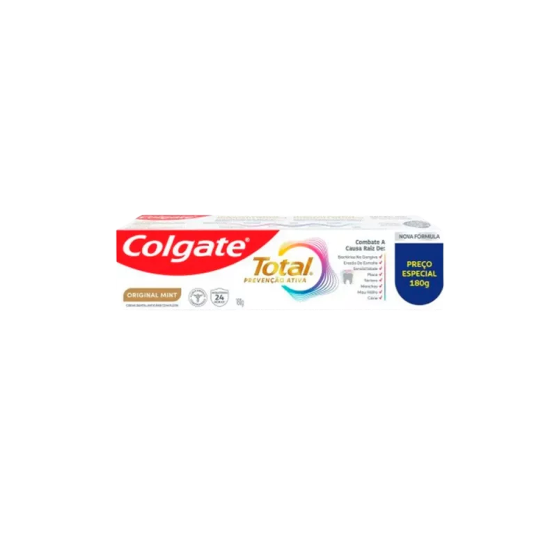 Creme Dental Colgate Total 180g Original Mint