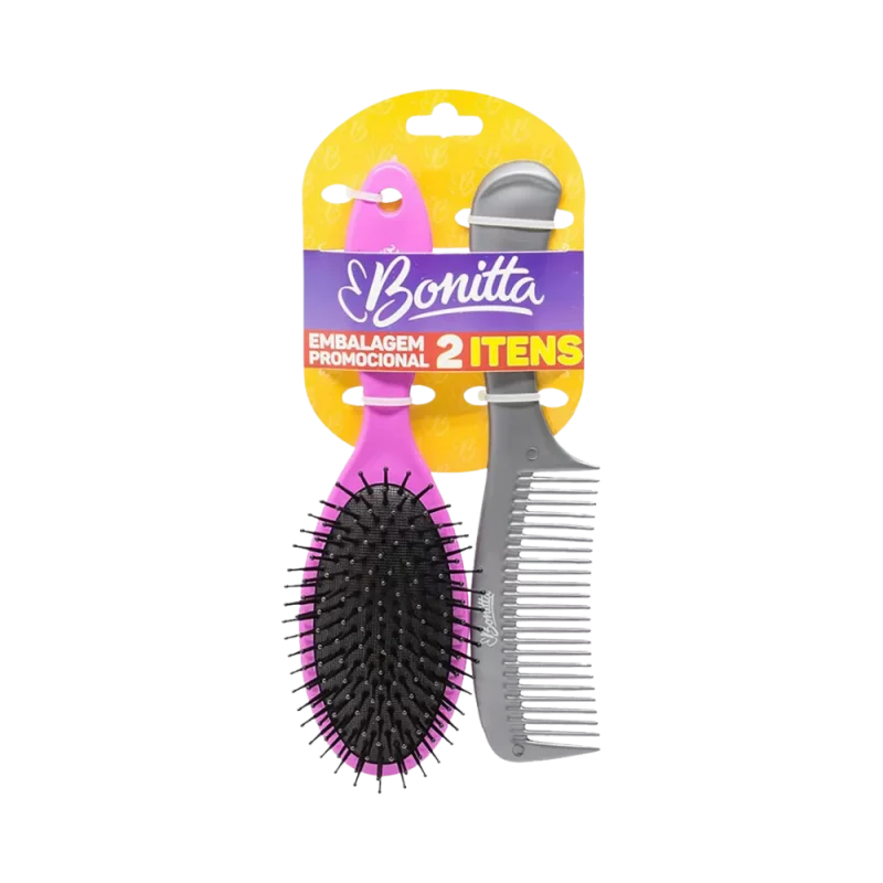 Kit Escova + Pente Bonitta Eco Un