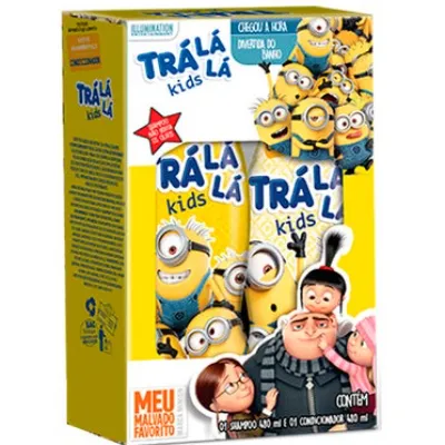 Kit Shampoo + Condicionador Tra La La Kids 480ml