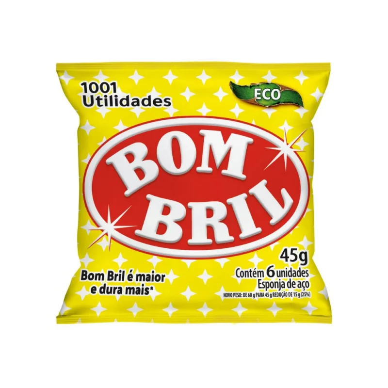 Esponja de Aco Bombril com 6un