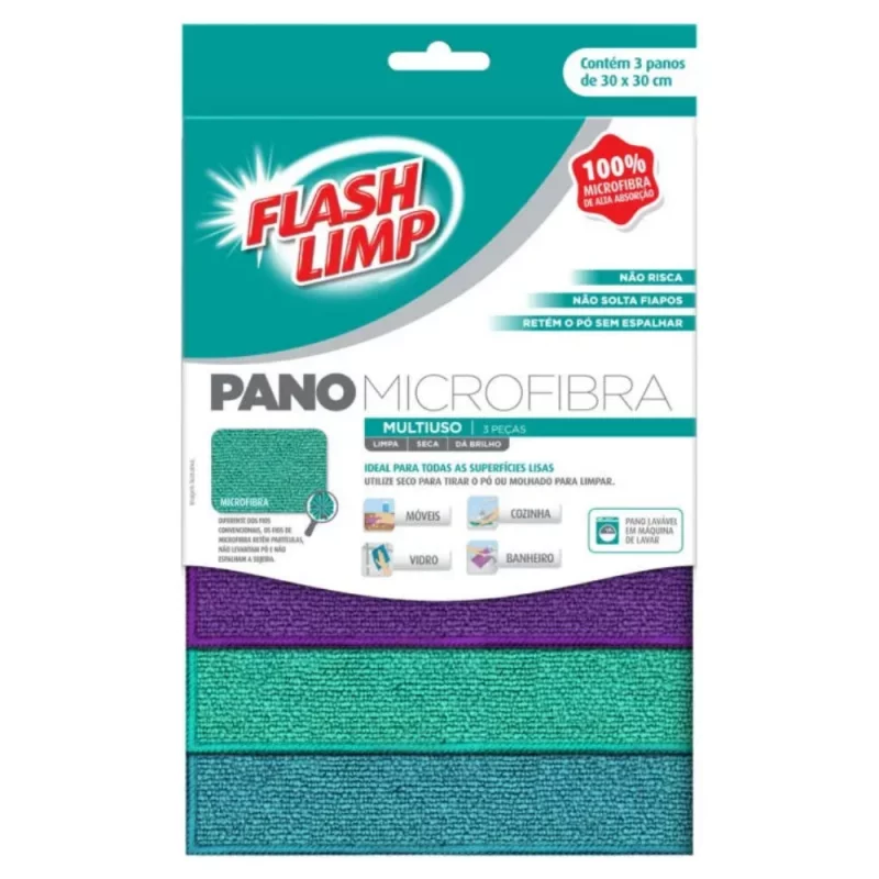 Kit Pano Microf Flash Limp Muso 3un