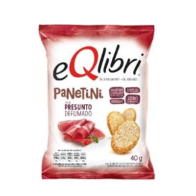 Biscoito Elma Chips Equilibri Panetini Presunto Defumado 40g