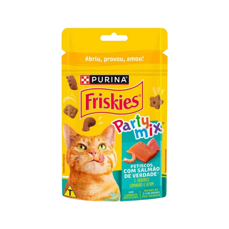 Petisc Gato Purina Friskies Sch 40g Salmao Camar
