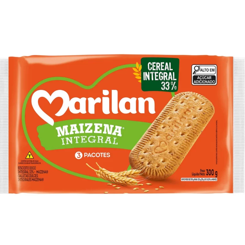 Bisc Maisena Marilan Pct 300g Integ