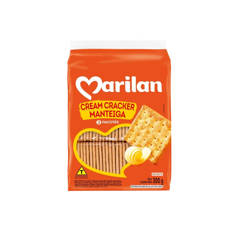 Bisc Cream Cracker Marilan Pct 300g Mant