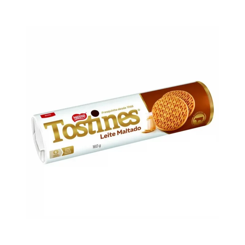 Biscoito Nestle Tostines Leite Maltado 160g