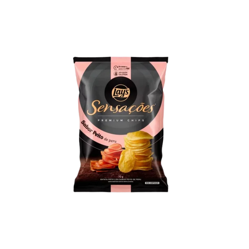 Bata Lisa Lays Sensasoes Pct 70g Peito Peru