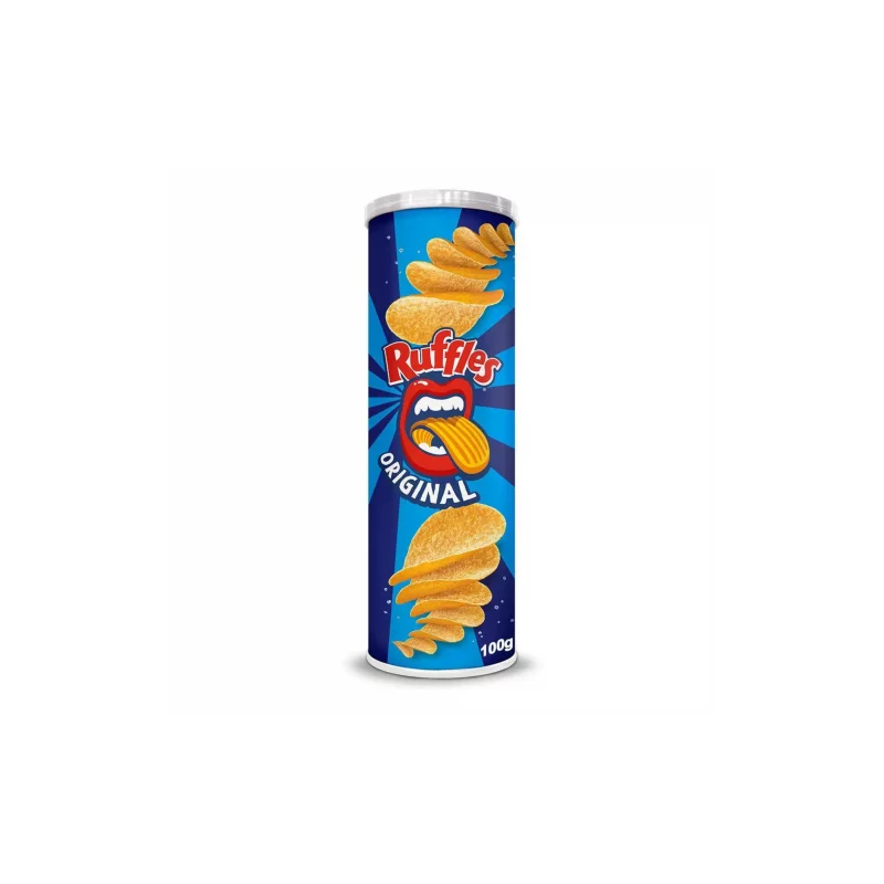 Batata Chips Ruffles Ond Pt 100G Orig