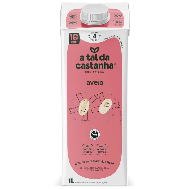 Beb de Aveia A Tal da Castanha Cx 1l