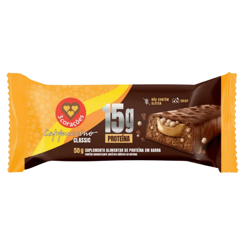 Barra Ptn 3 Coracoes 50g Capucc Choc