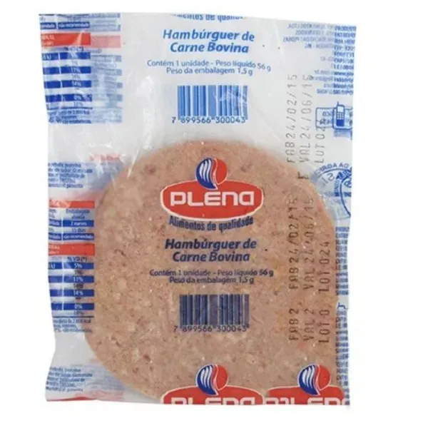 Hamburguer Plena Bovino 56g
