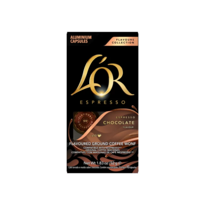 Cafe em Capsula Lor Flavours Chocolate Espresso 52g 