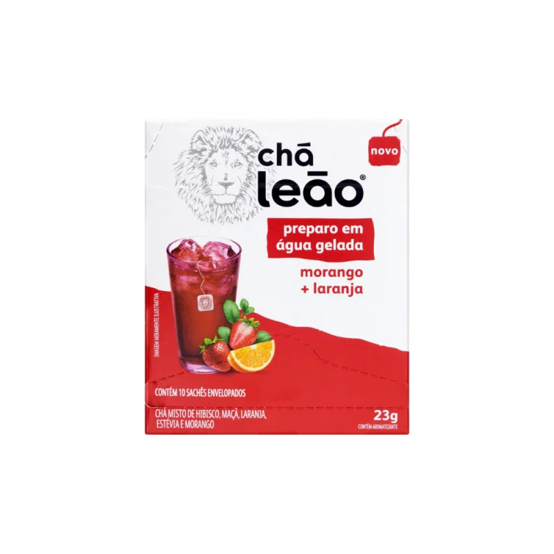 Cha Morango e Lar Leao Cx 23g