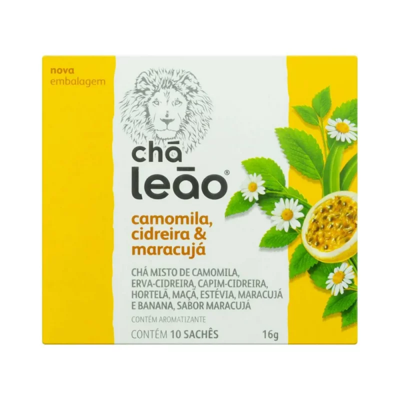 Cha Camomila Cidr Marac Leao Cx 16g