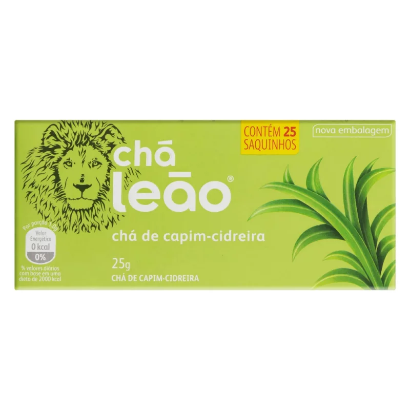 Cha Capim Cidr Leao Cx 25g