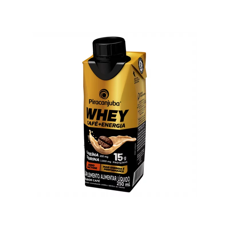 Bebida Lactea Whey Piracanjuba 15g Pn Zr Lac Tp 250ml Cfe