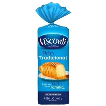 Pao de Forma Visconti Tradicional 400g