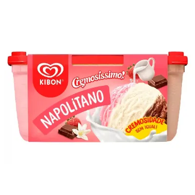Sorvete Kibon Napolitano 1,5l