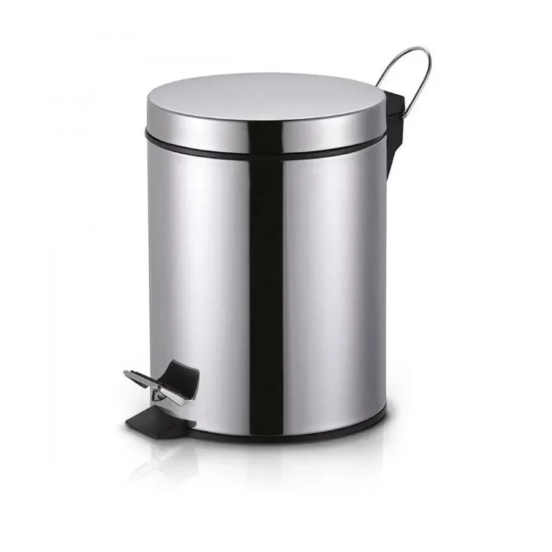 Lixeira C/ Pedal e Alca Rayco Inox 5l