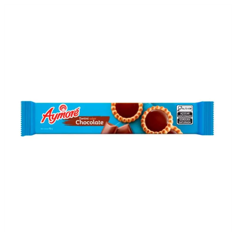 Biscoito Aymore Tortini Chocolate 90g