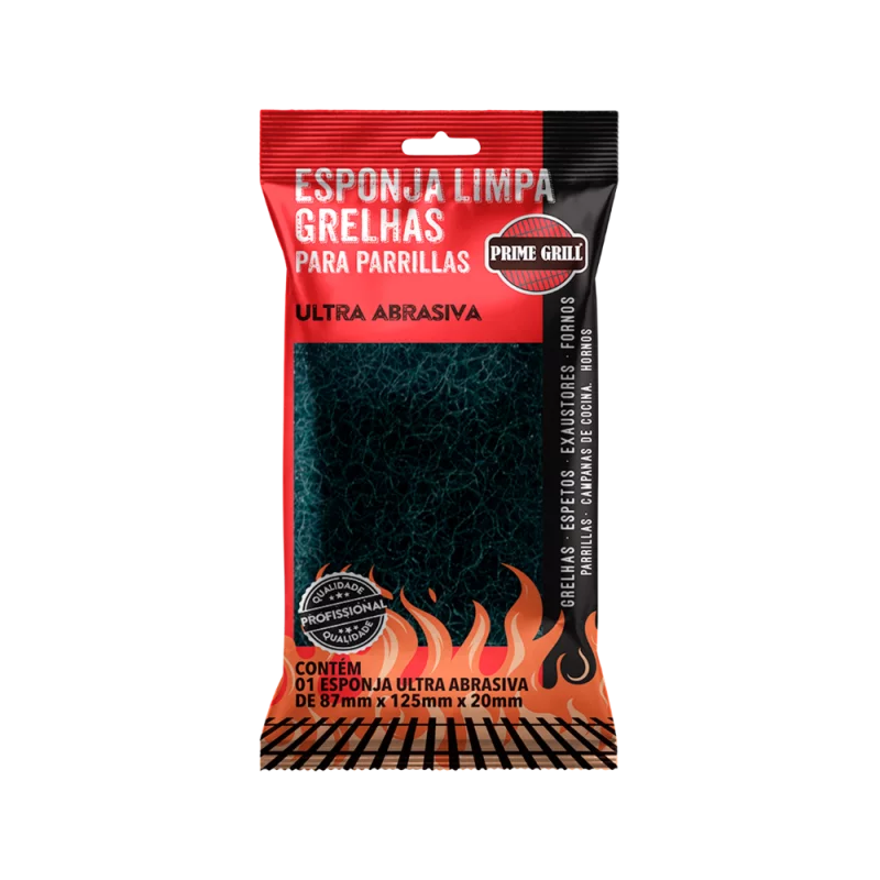 Esponja Ultra Abrasiva Prime Grill Un