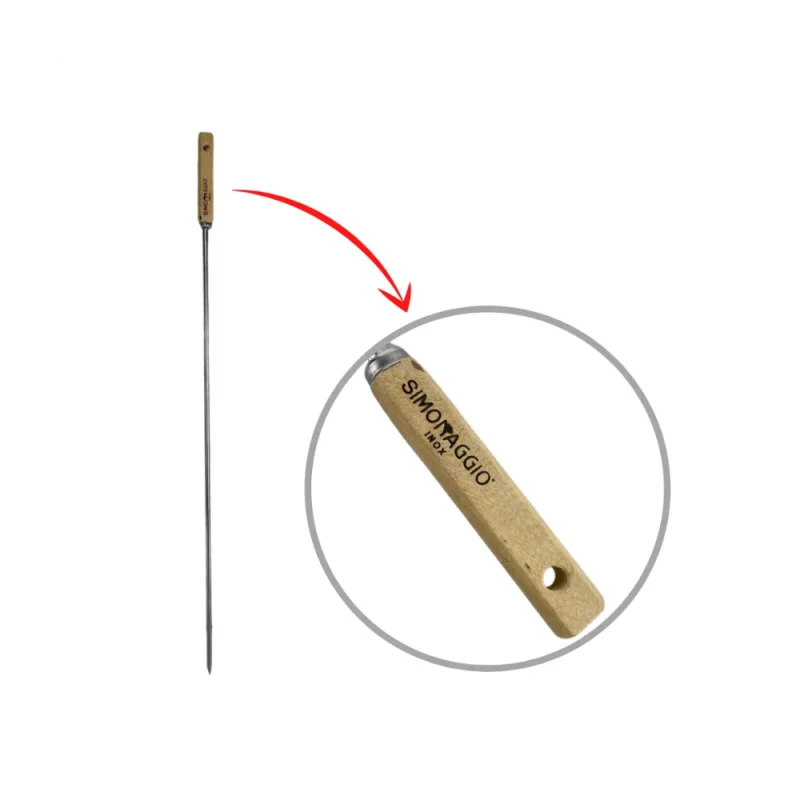 Espeto Inox Simples Simonaggio 60cm Plus