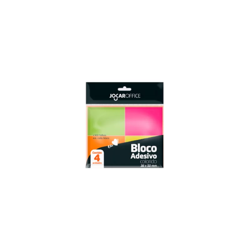 Bloco Ades P/ Recado Neon 38x50mm 