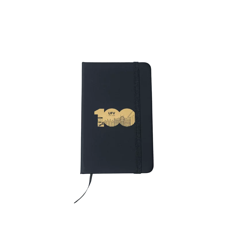 Caderneta Emborrachada Griffe Ufv com Porta Caneta