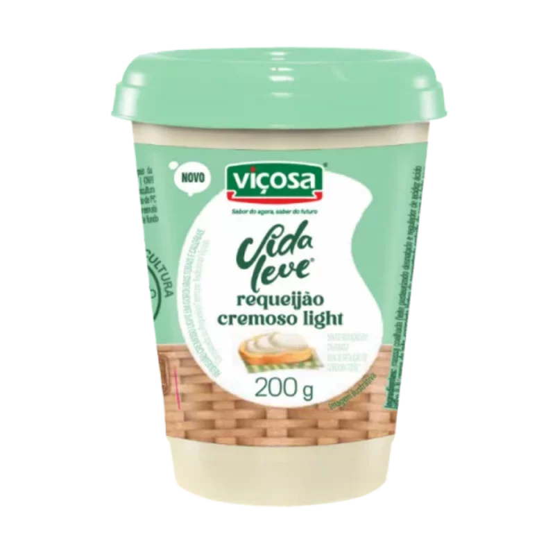 Requeijao Light Vicosa Crem Cp 200G