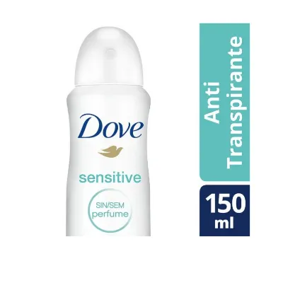 Desodorante Dove Aerosol Sensitive Sem Perfume 150ml