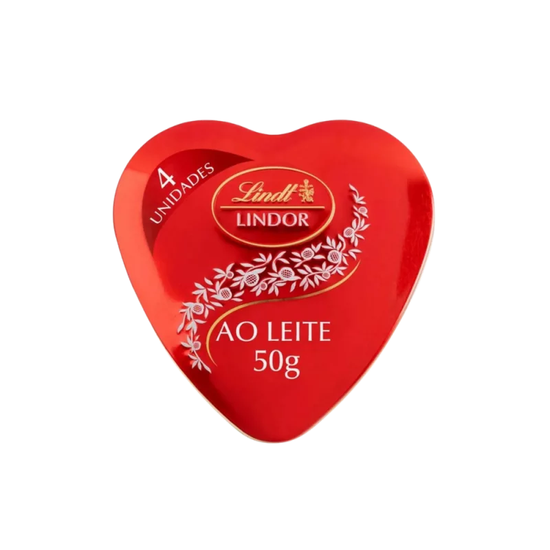 Choc Lindt Lindor Lata Coracao 50G