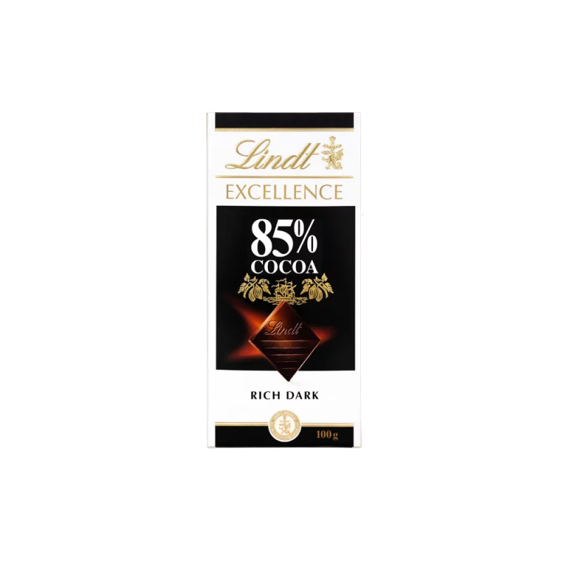 Choc Lindt Excellence Dark 85% 100G