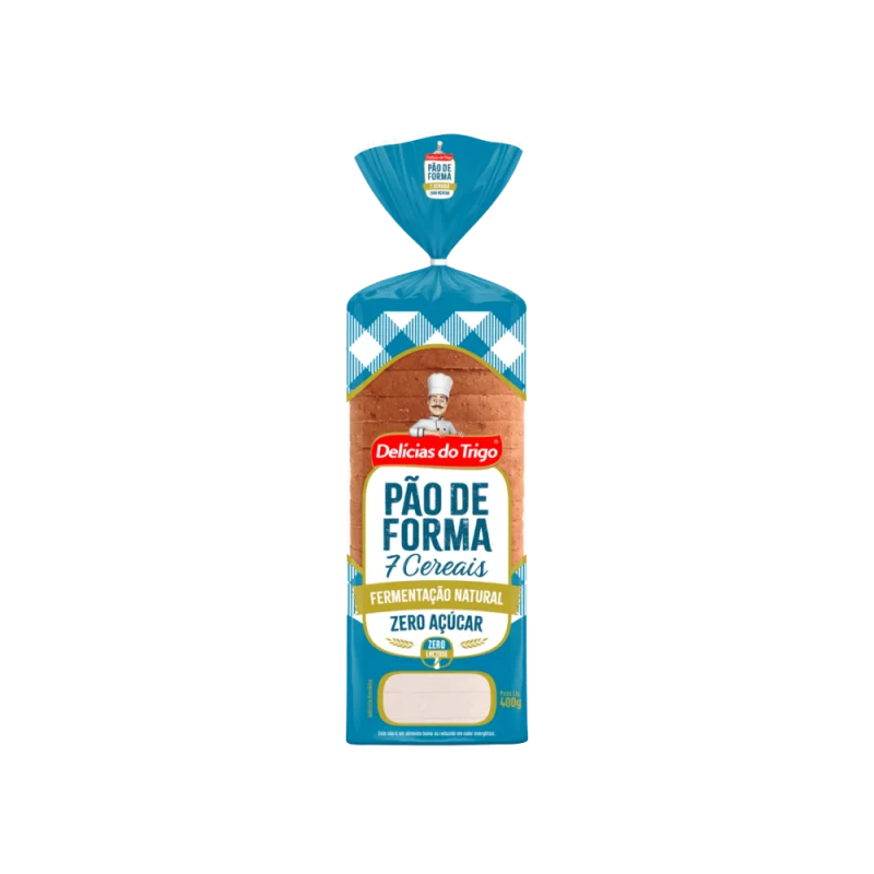 Pao De Forma Delicias Do Trigo Pct 400G 7 Cereais S/ Acr