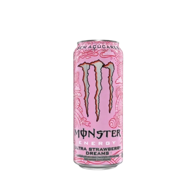 Energet Monster Lt S/ Acr 473Ml Ultr Strwbry Dream