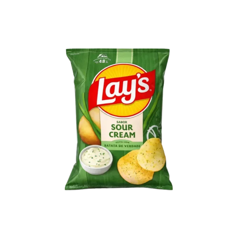 Batata Chips Lays Lisa Pct 30G Sour Cream