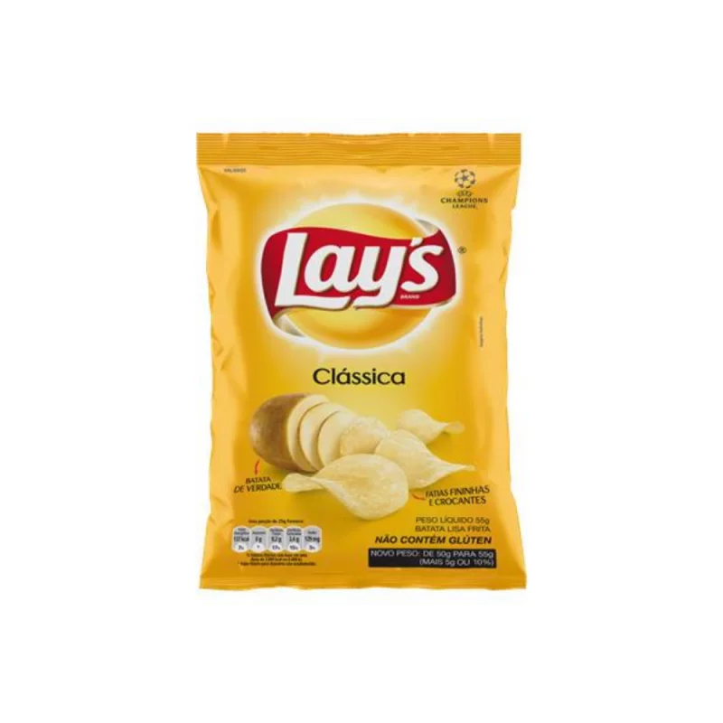 Batata Chips Lays Lisa Pct 30G Class