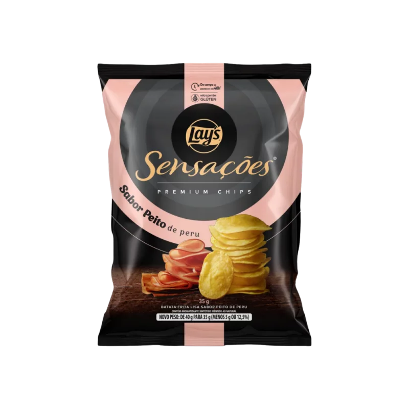 Batata Lisa Lays Sensasoes Pct 35G Peito Peru