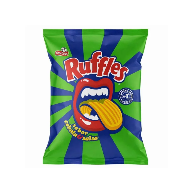 Batata Chips Ruffles Ond Pct 32G Ceb E Salsa
