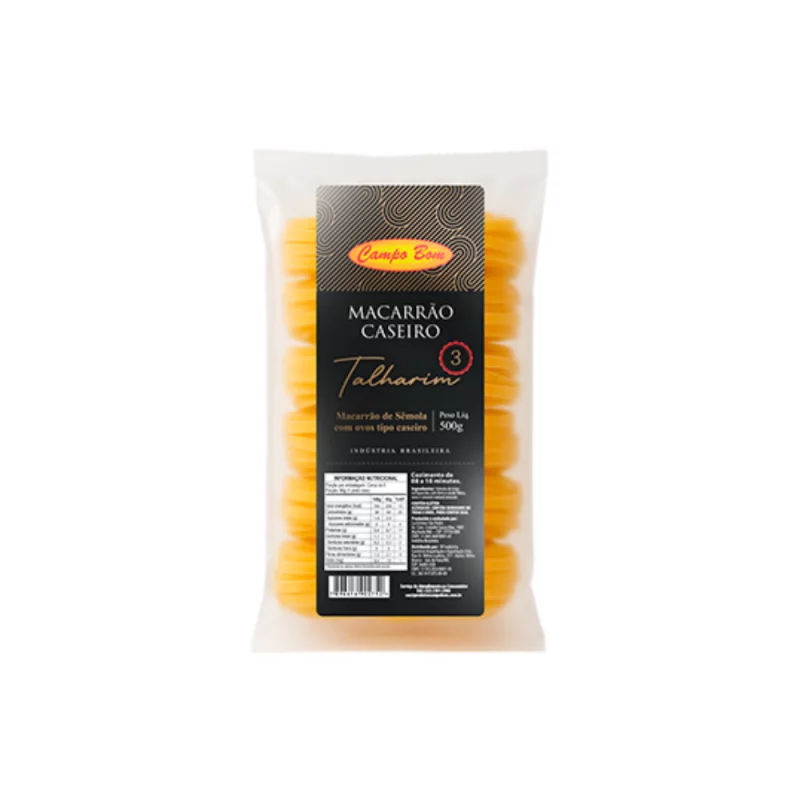 Macarrao Campo Bom Ovos Talharim Caseiro 500G
