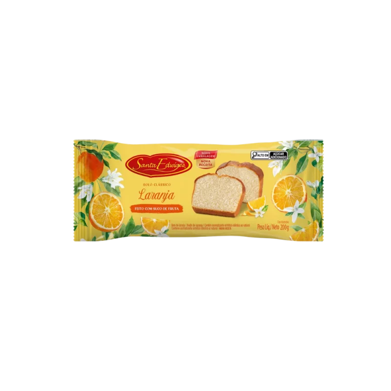 Bolo Santa Edwiges Pct 250G Laranja