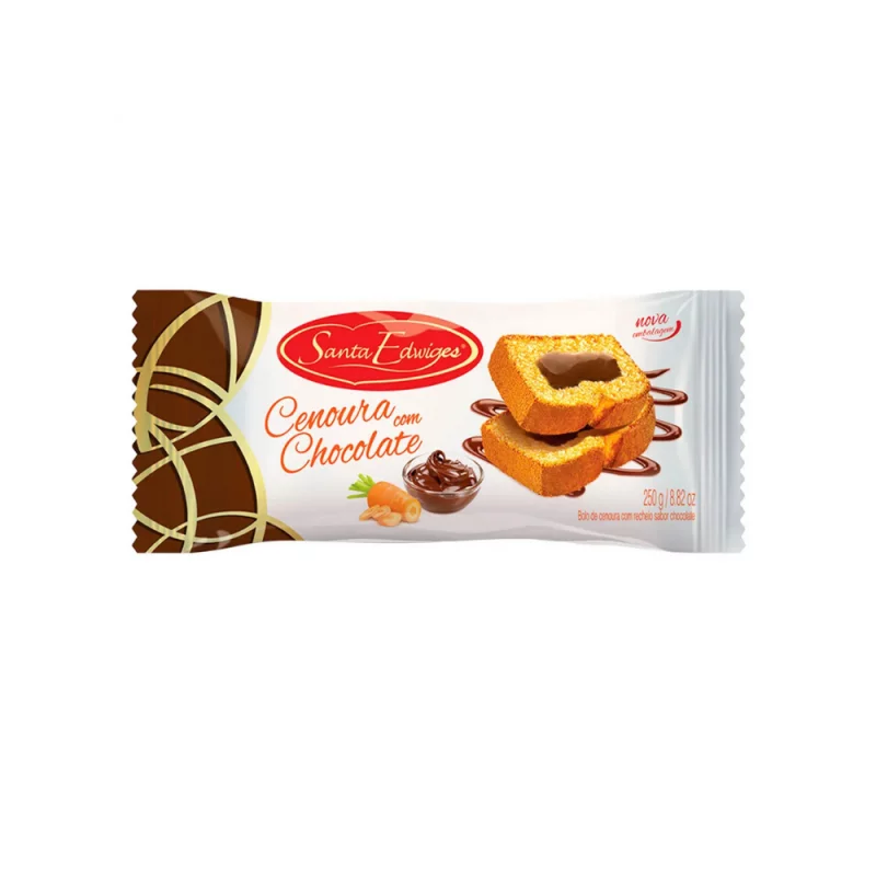 Bolo Santa Edwiges Pct 250G Cenou C/ Choc