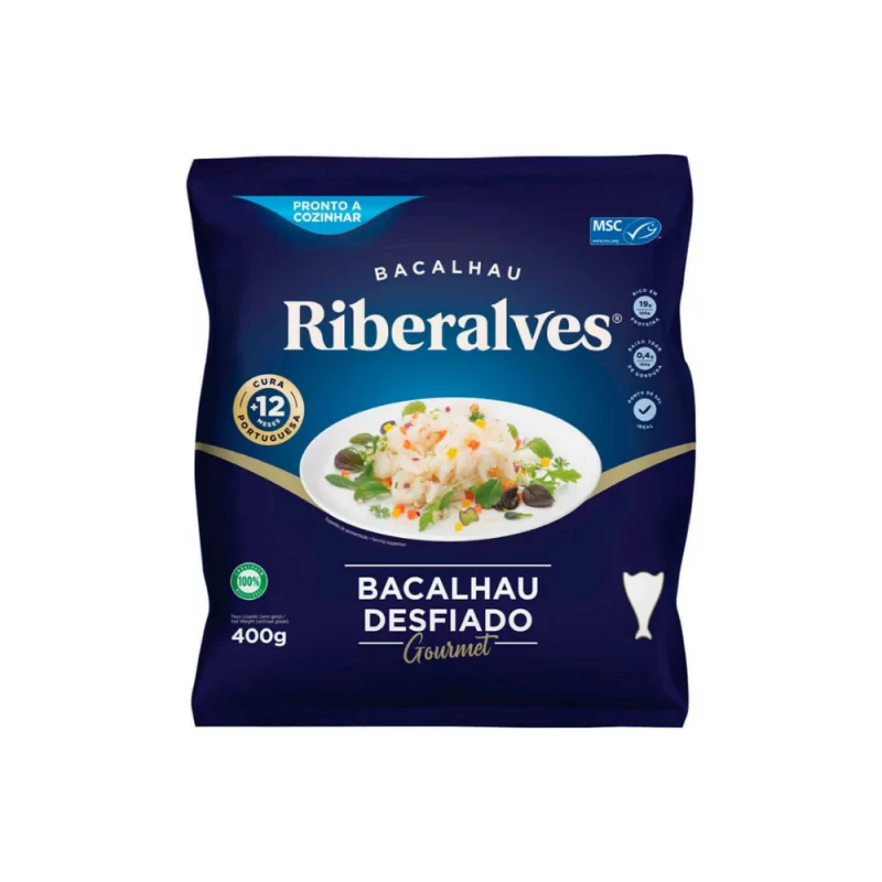 Bacalhau Riberalves Desf Dessalg Cong 410G