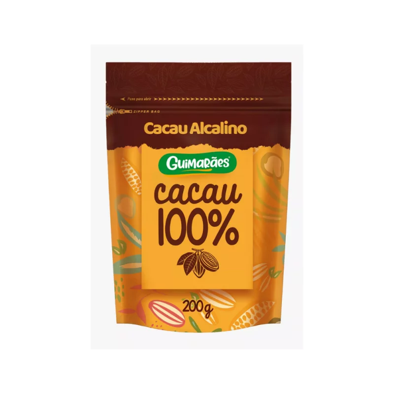 Cacau Alcalino Guimaraes 100% 200G 