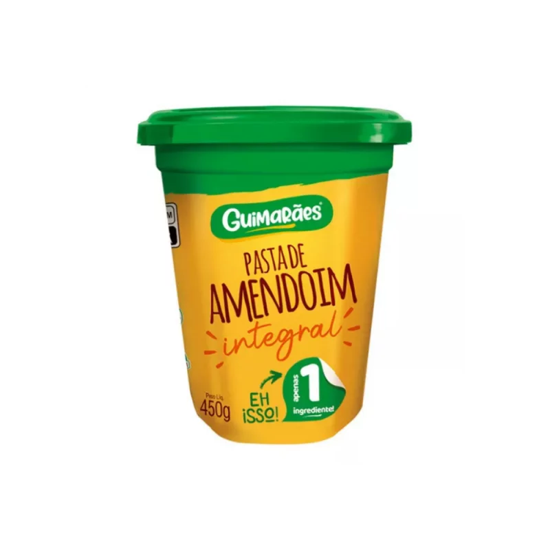 Pasta De Amendoim Guimaraes Integral 450G