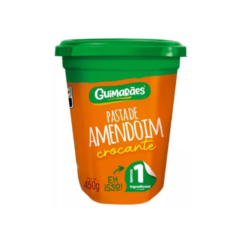 Pasta De Amendoim Guimaraes Crocante 450G 