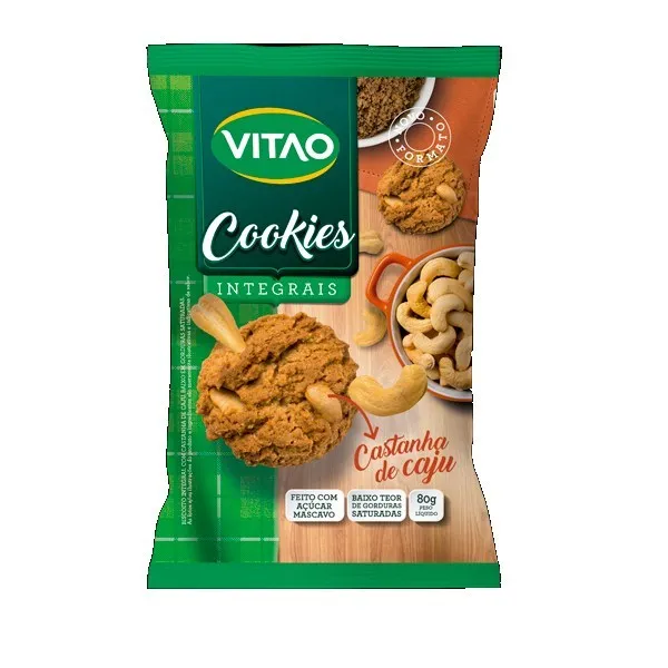 Biscoito Vitao Cookies Integral Castanha de Caju 80g
