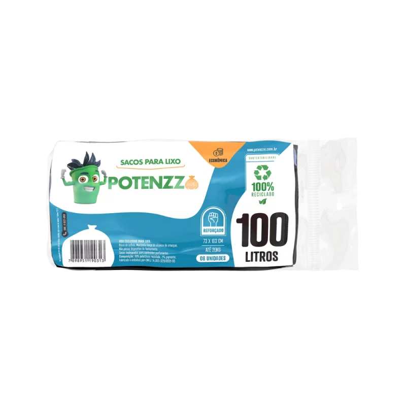 Saco Lixo Potenzzo Econ 100L