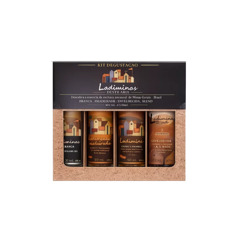 Kit Cachaca Ladiminas Cx 4Un 50Ml Cda