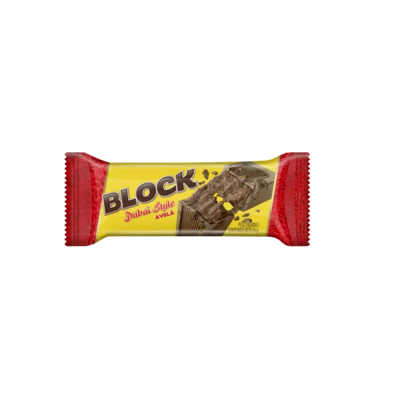 Choc Barra Arcor Block Pct 45G Dubai Avela
